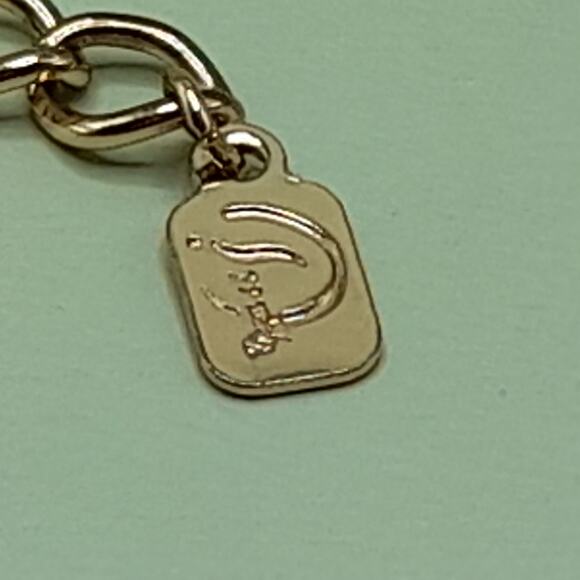 Vintage YOU and I Gold Tone Multi Strand Chain Statement Necklace 21" Collar - Picture 5 of 11